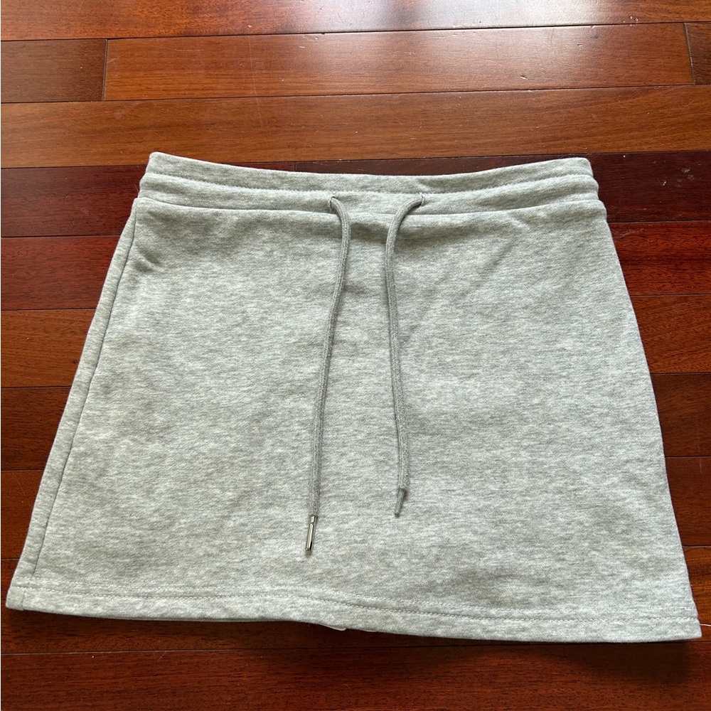 SHEIN Light Gray Mini Skirt